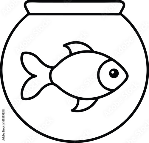 fish in a glass