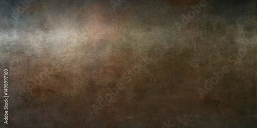 Fototapeta Naklejka Na Ścianę i Meble -  steel metal grunge texture, old rusty fancy background, dark gray black wallpaper, halloween fantasy backdrop, 3D paint	