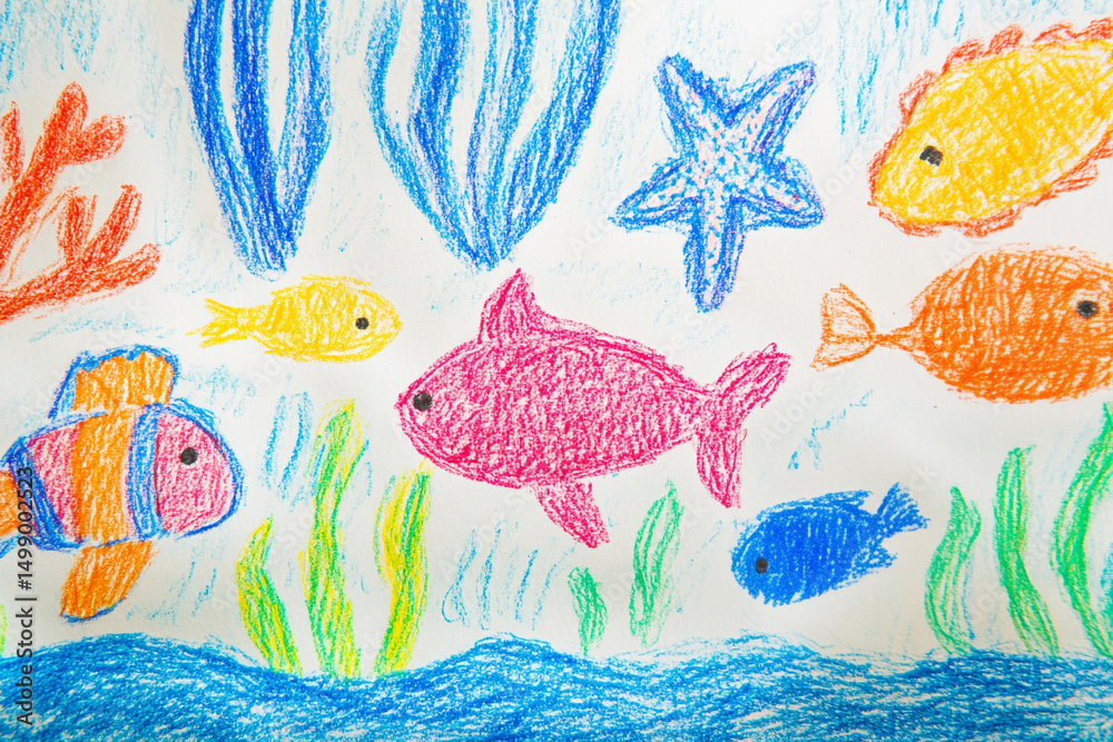 Naklejka premium 熱帯魚いろいろ