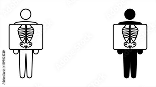 MRI icon Vector logo set flat