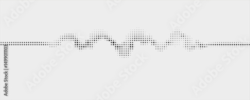 Grunge halftone gradient background. Faded grit noise texture. White and black sand wallpaper. Retro pixelated backdrop. Anime or manga style comic overlay. Vector