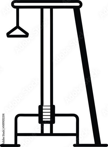 Vector illustration of isolated old-fashioned pipe, microphone, and lamp equipment