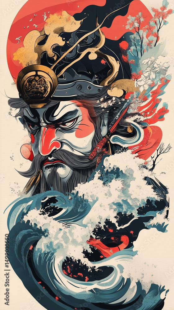 Obraz premium vector illustration of a grunge background