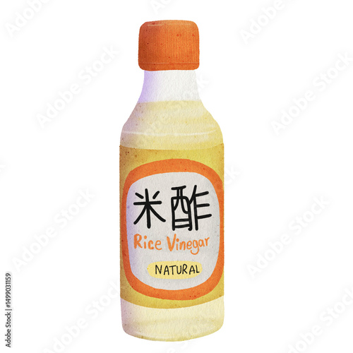 bottle of rice vinegar