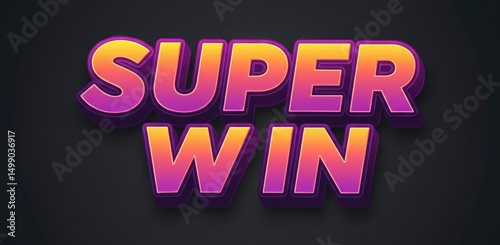 3D vector text effects for 
