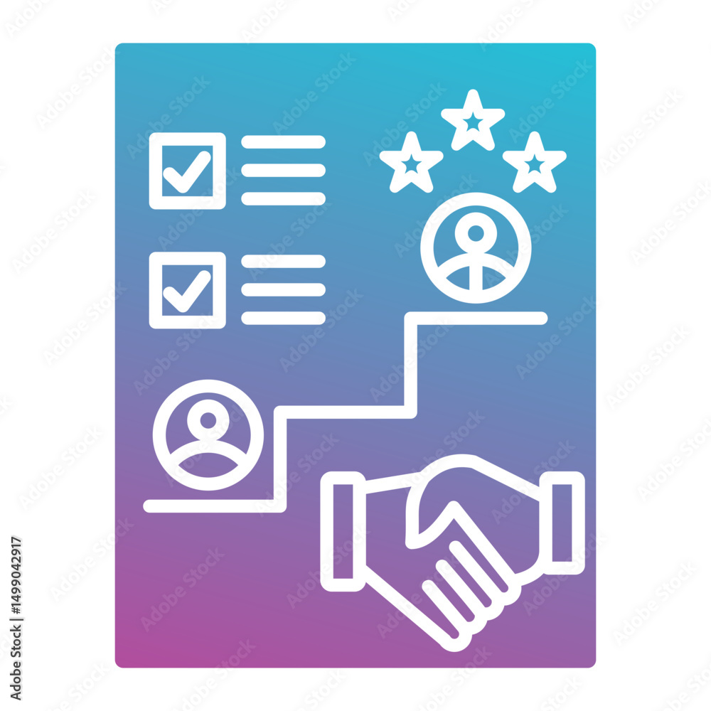 Fototapeta premium Succession Planning icon