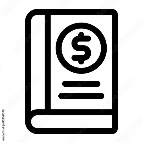 accounting book icon