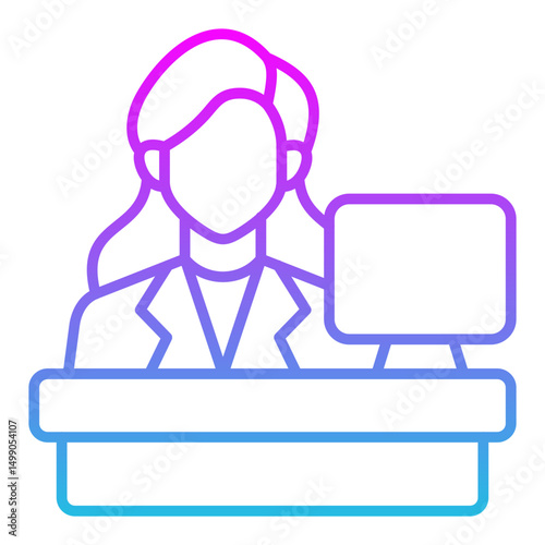 Receptionist Icon