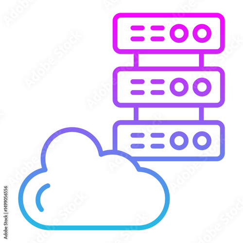 Cloud server Icon