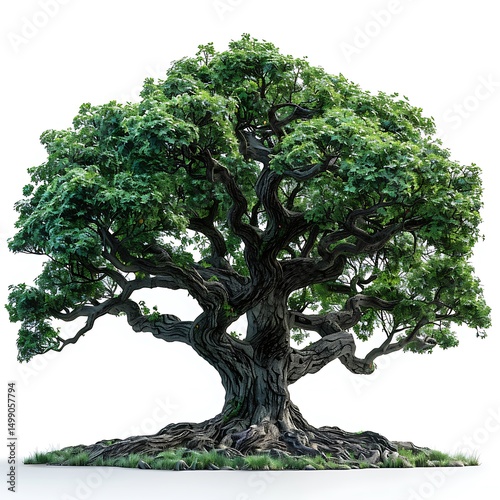 Wallpaper Mural Nature’s masterpiece oak tree with foliage high resolution picture Torontodigital.ca