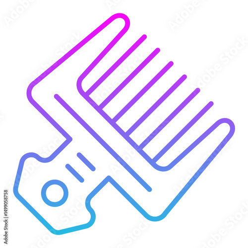 Afro comb Icon
