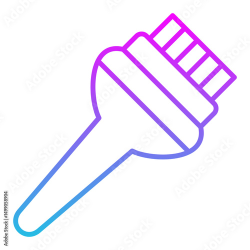 Hair dye brush Icon