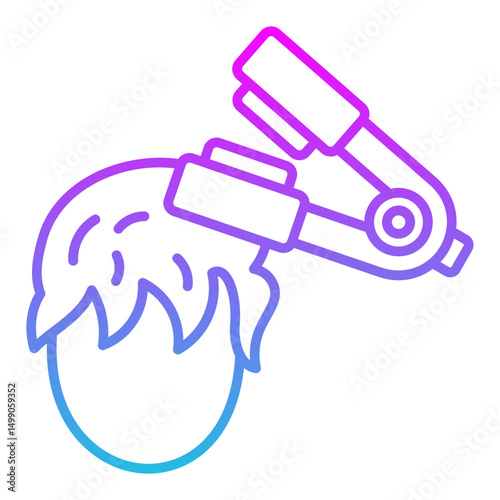 Hair straightener Icon
