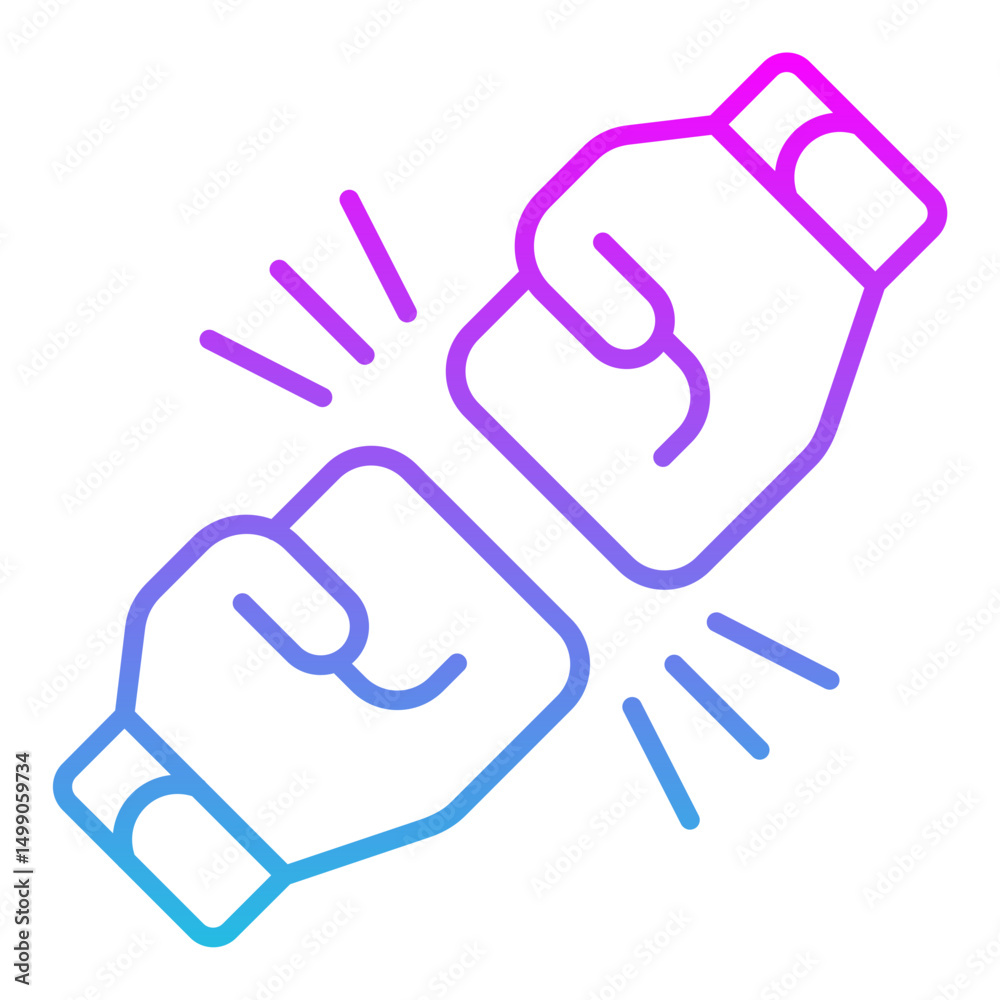 Fototapeta premium Boxing Icon