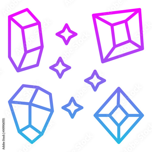 Magic diamonds Icon