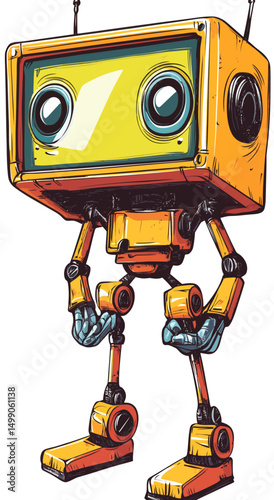 A robot full of life is captivating onlookers with an energetic dance routine, set against a backdrop of vibrant colors and joyful atmosphere, showcasing its mechanical allure