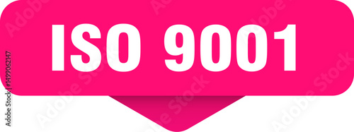 iso 9001 sticker. iso 9001 sign on transparent background