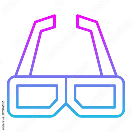 3d glasses Icon