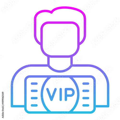 Vip person Icon