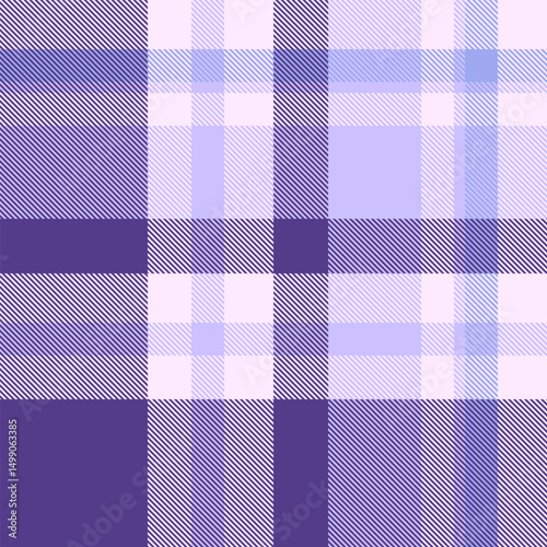 Random background pattern seamless, age fabric vector check. Brand texture plaid tartan textile in indigo and white colors.