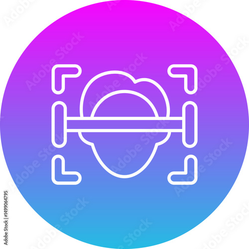 Face scanner Icon
