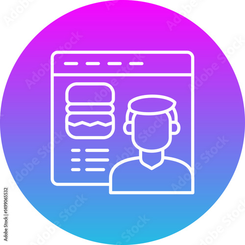 Food blogger Icon