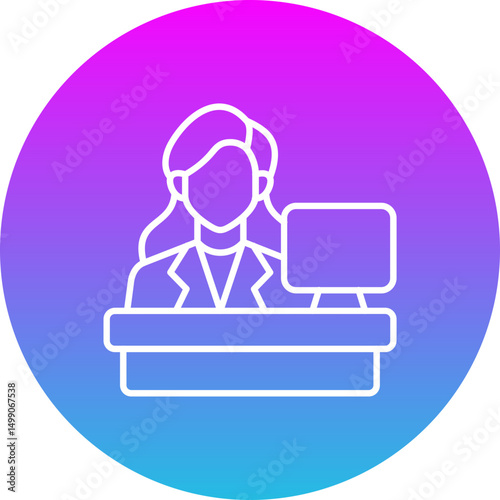 Receptionist Icon