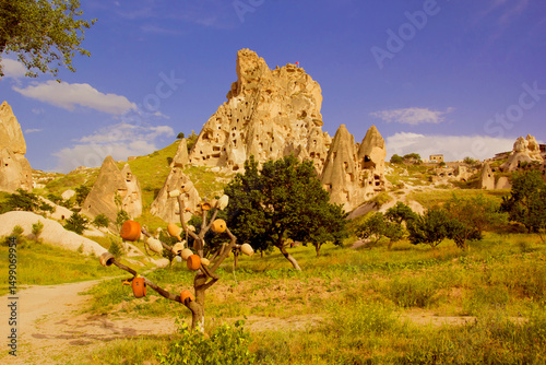 beautiful scene in urgup, goreme cappadocia in Turkey	