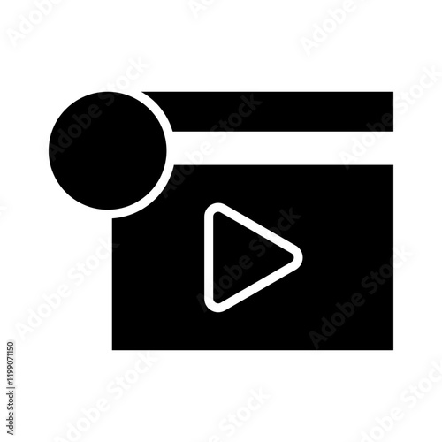 Clapperboard Icon Design