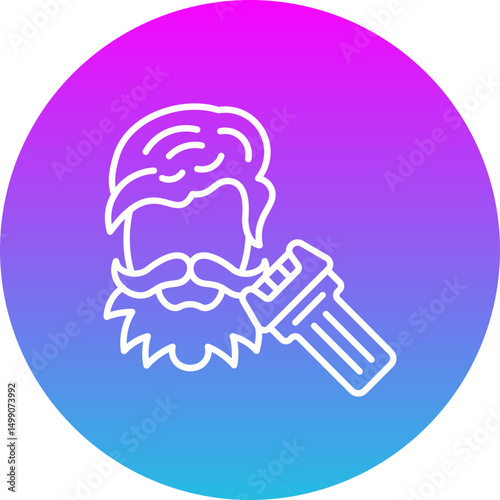 Beard trimming Icon