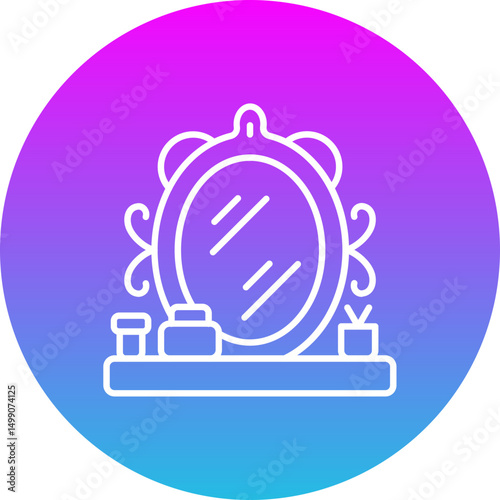 Barber table Icon