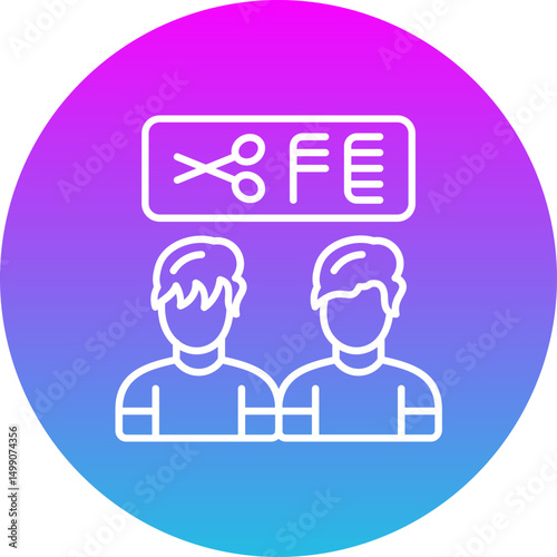 Barber clients Icon