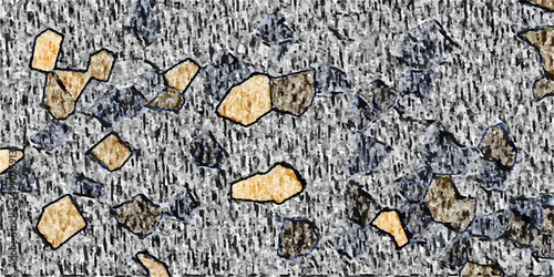 Abstract old surface of gravel stone terrazzo floor background. Terrazzo marble texture.Abstract texture of liquid acrylic. Macro mineral stone malachite on a white background.
