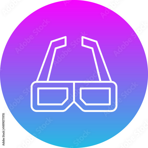 3d glasses Icon
