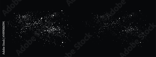 Snow falling bokeh light effect snowflakes texture background design