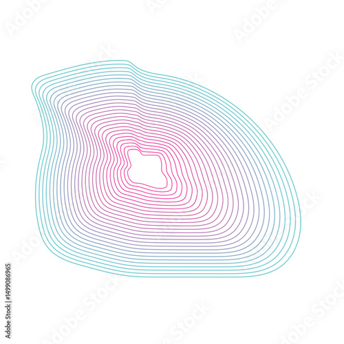 Topography lines
