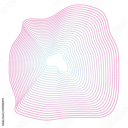 Topography lines
