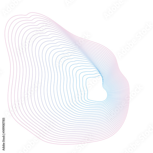 Topography lines
