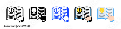 Instruction Icon Collection With Multiple Styles