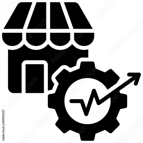 Market Entry Strategy Icon