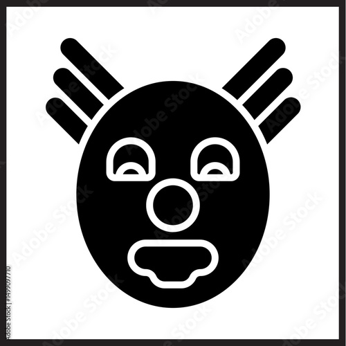 Clown Icon Design