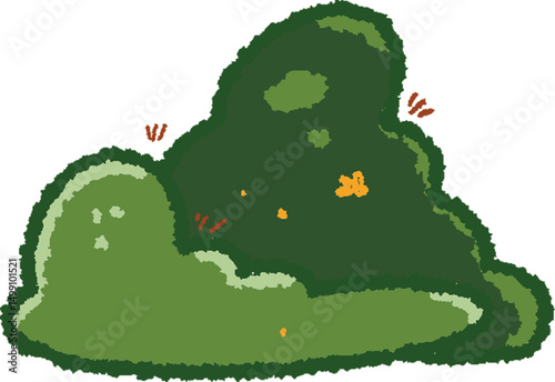Green Shrub Hardline
