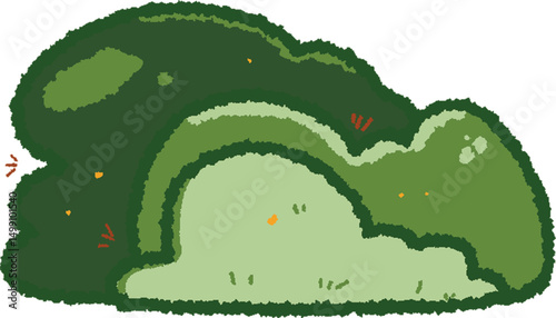 Green Shrub Hardline
