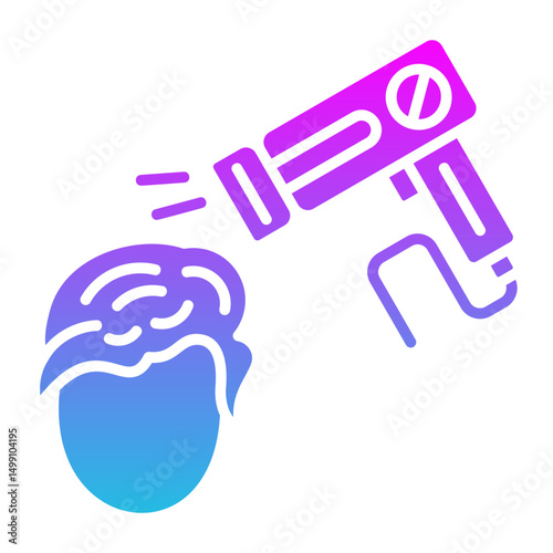 Drying hair Icon