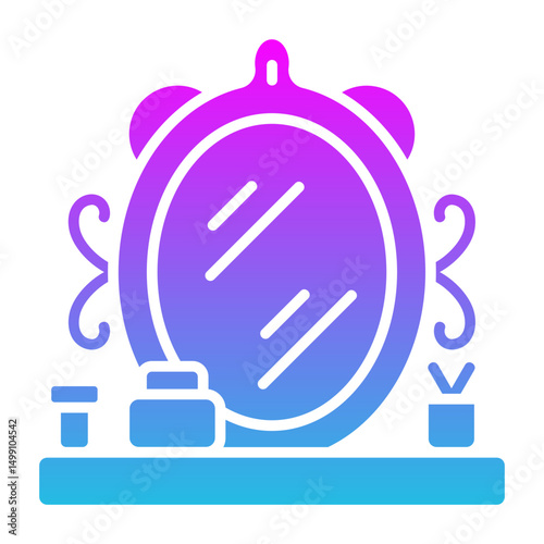 Barber table Icon