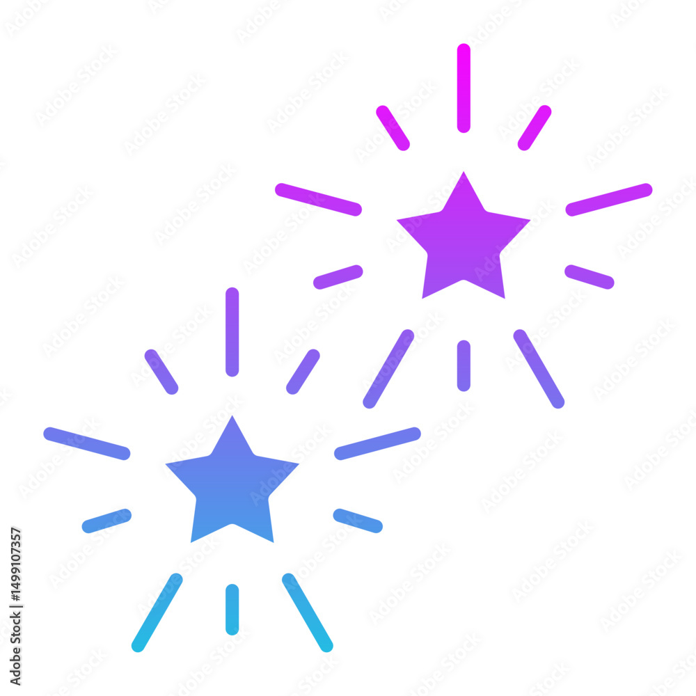 Fototapeta premium Sparkles Icon