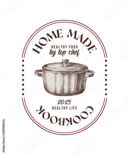 Cooking recipes book design template