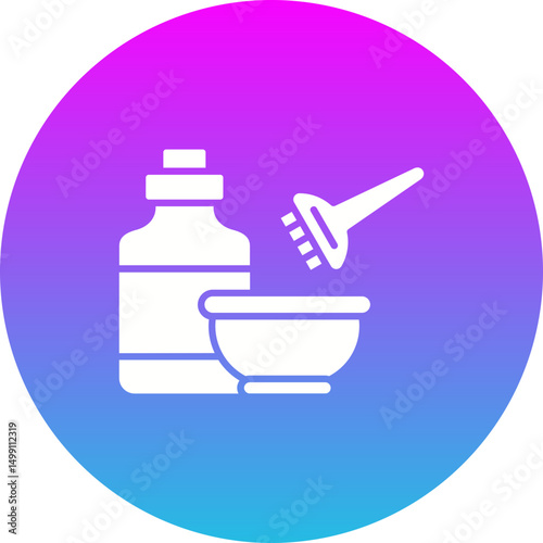 Hair dye kit Icon