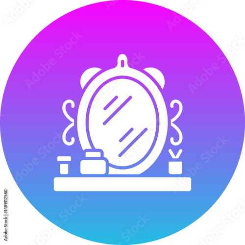 Barber table Icon