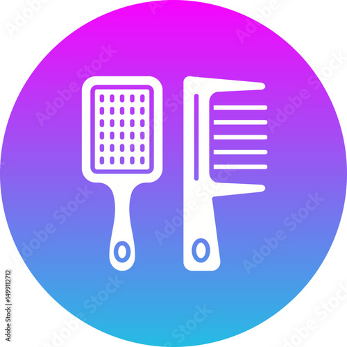 Hair brushes Icon